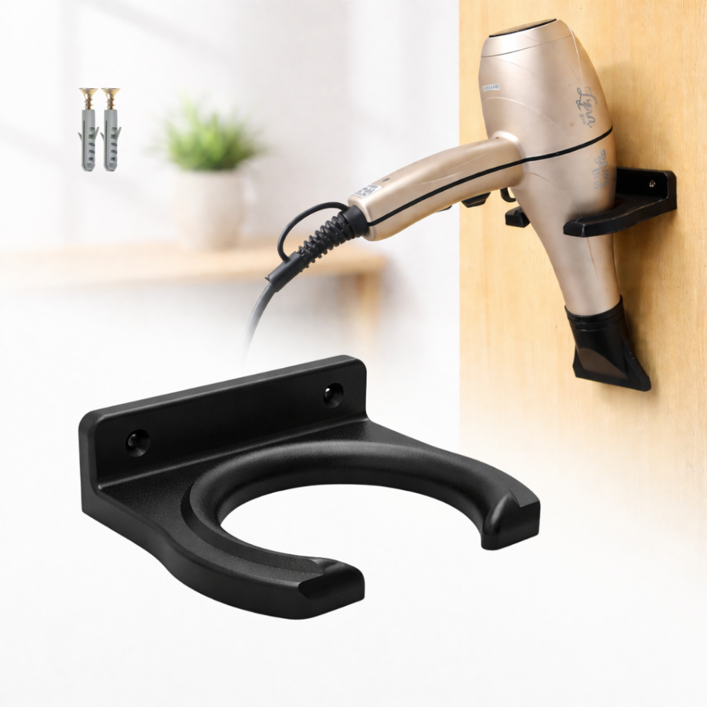 Suporte De Parede Para Secador De Cabelo Universal em Oferta na Shopee