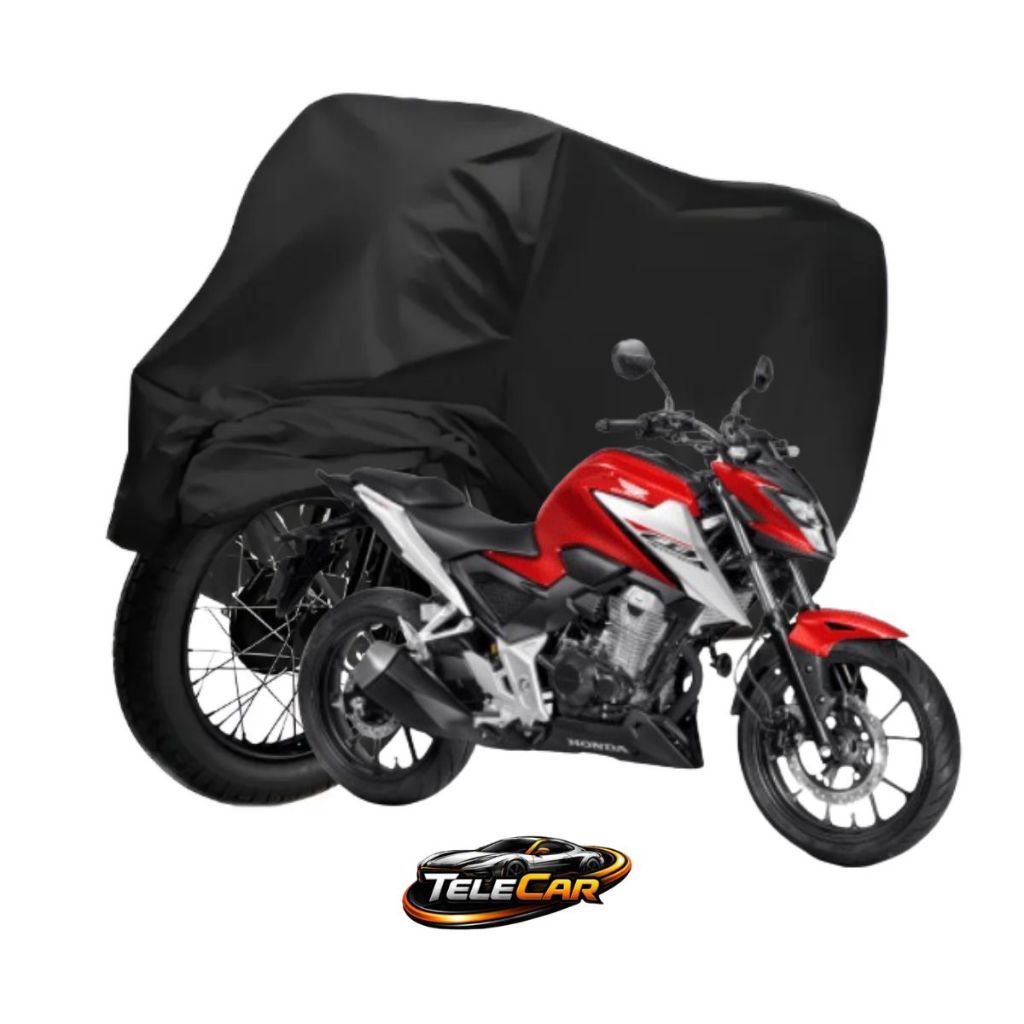 Capa Cobrir Moto Honda CB 300F Twister Couro Premium Impermeável Proteção UV Poeira