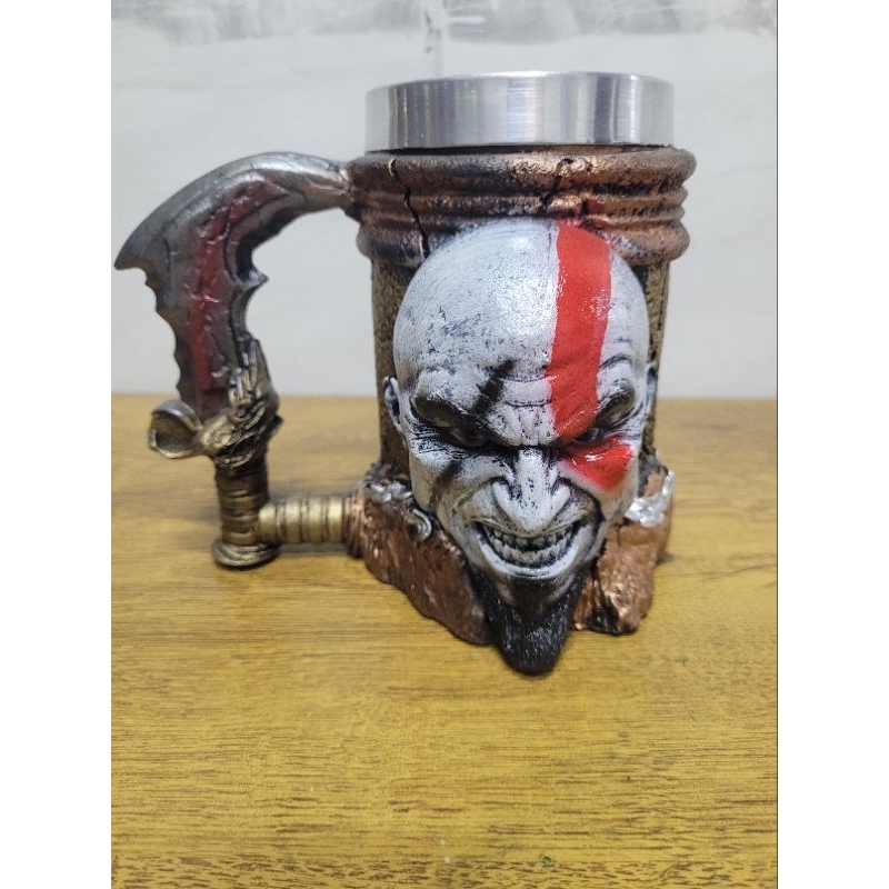 Caneca 3d resina Chopeira God of war.