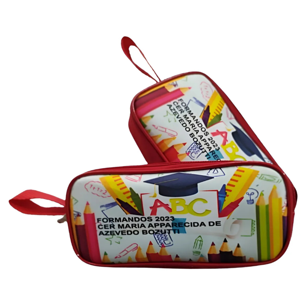 Estojo Personalizado Lápis Lembrancinha Brindes Aniversário