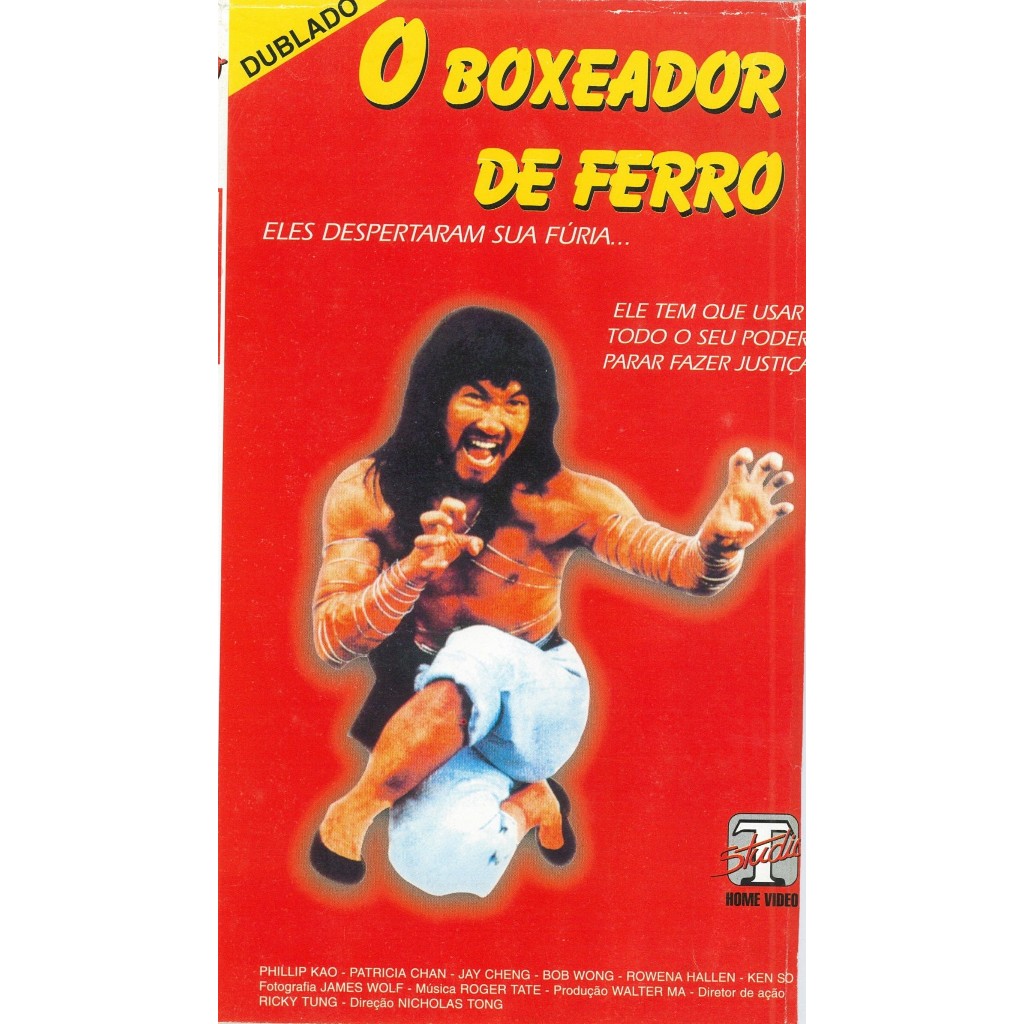 VHS/DVD O BOXEADOR DE FERRO (The Iron Hand Boxer) Dublado/Leung Kar Yan, Phillip Kao.