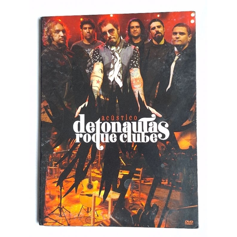 DVD DETONAUTAS ROQUE CLUBE ACUSTICO 2009 RARIDADE ( USADO )