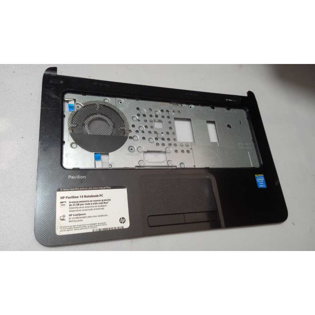 Carcaça base notebook hp pavilion 14 tpn q129 com touch pad