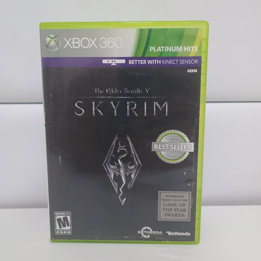 The Elder Scrools V: Skyrim- jogo de xbox 360 original mídia física