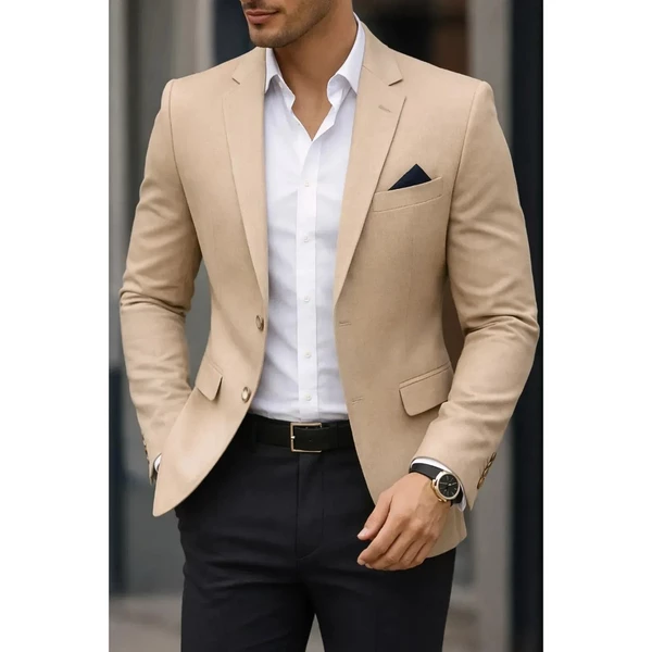 Blazer Masculino Malha Elastano Alfaiataria Premium Diferenciado Slim Fit Alta Qualidade