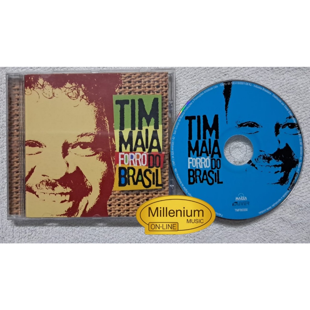 CD Tim Maia Forró Do Brasil 2003 Original Gravadora Colecionador Ótimo Estado
