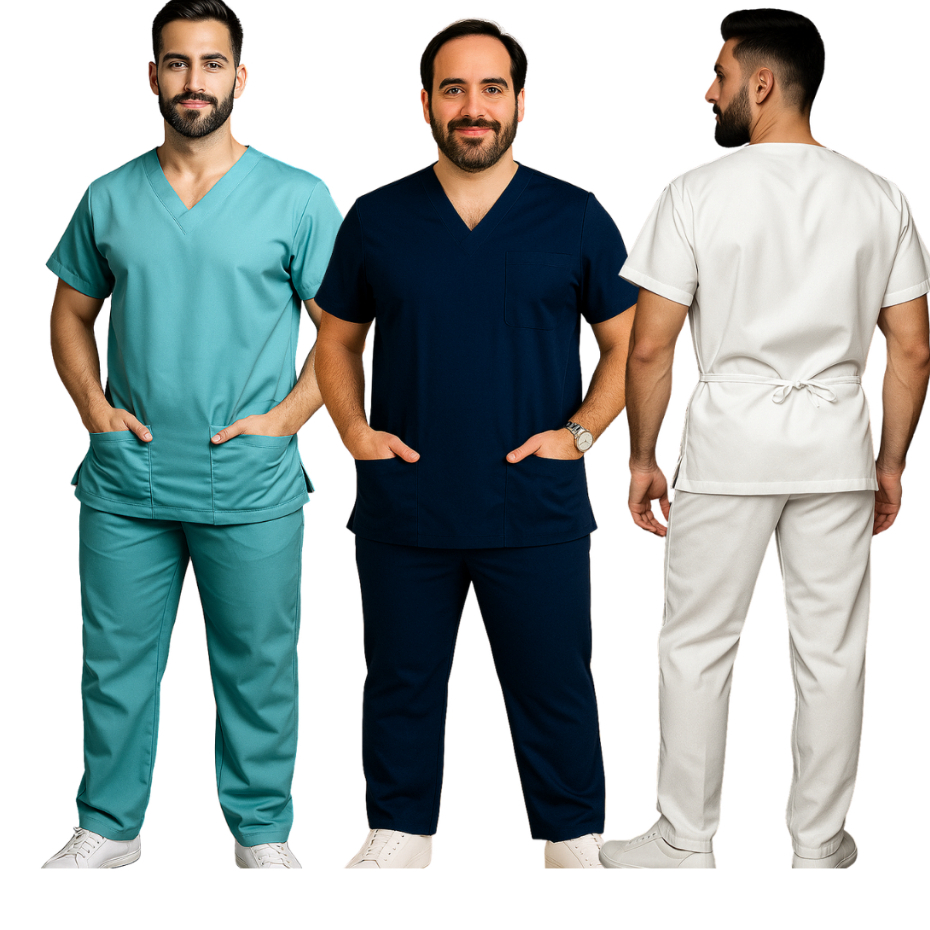 Pijama Scrub Cirurgico Tech Roupa Privativa Uniforme Hospitalar Conjunto Pijama Cirúrgico - Unissex