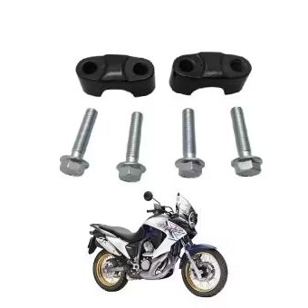abraçadeira guidão Honda Transalp xl 700  + 4 parafusos castanha