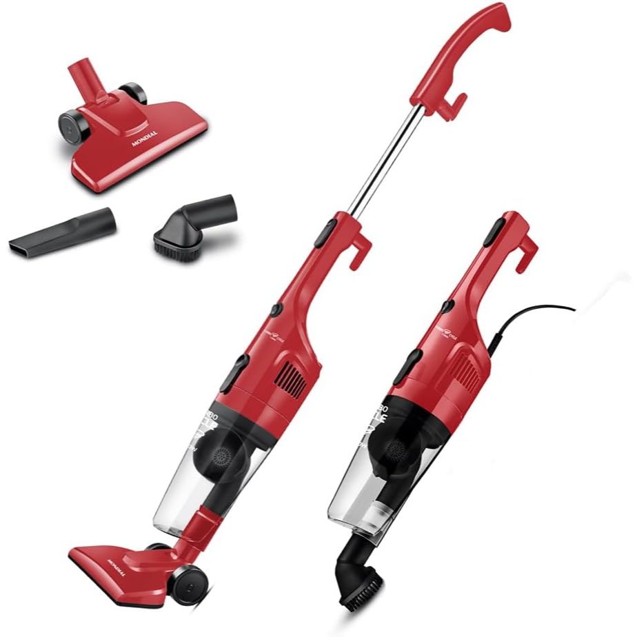 Aspirador de Pó, MONDIAL, Turbo Cycle, Vermelho/Preto, 1100W, 110V - AP-36