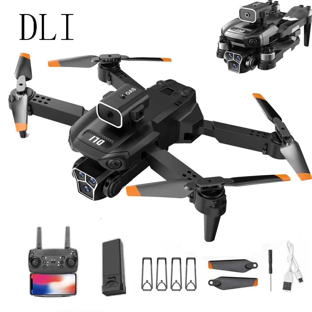 DLI Anatel Drone Y3 Câmeras 4k 1080p Duplas Camera Capacidade Fluxo Óptico 2 Bateria