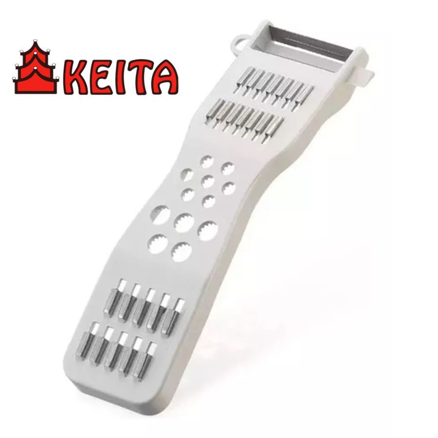 Ralador Descascador 5 Em 1 Fatiador Legumes Verduras Frutas Manual Multifuncional KEITA