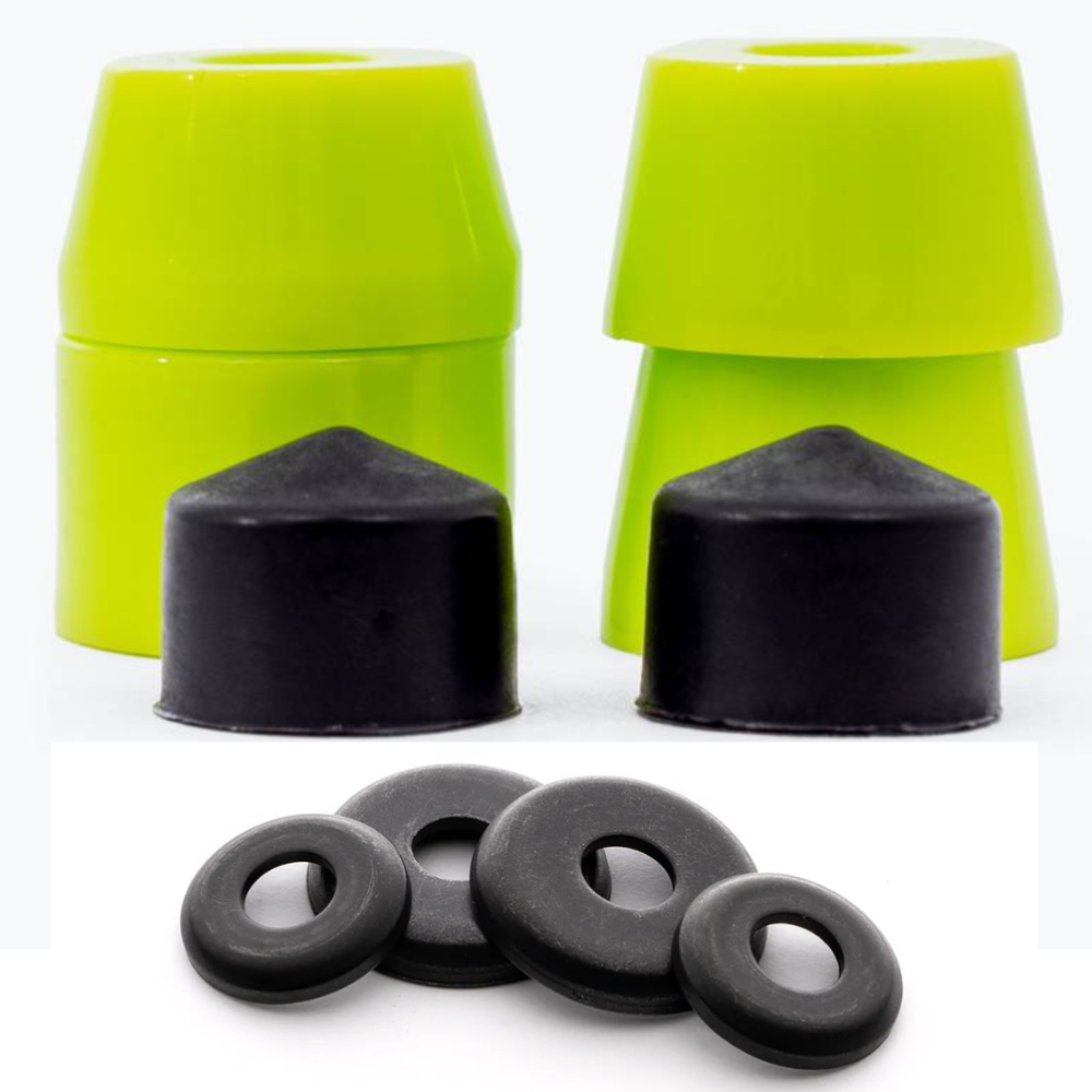 Amortecedor Skate Simulador De Surf Bushing Conico + Chupeta Pivot 18mm