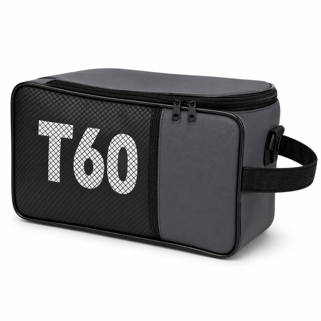 Bolsa Porta Chuteira T60 Masculina Esportiva Couro Sintetico