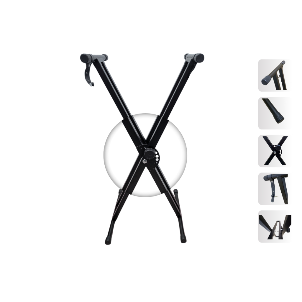 Suporte P Teclado Musical Estante 2 X Pedestal 7 Níveis Txp