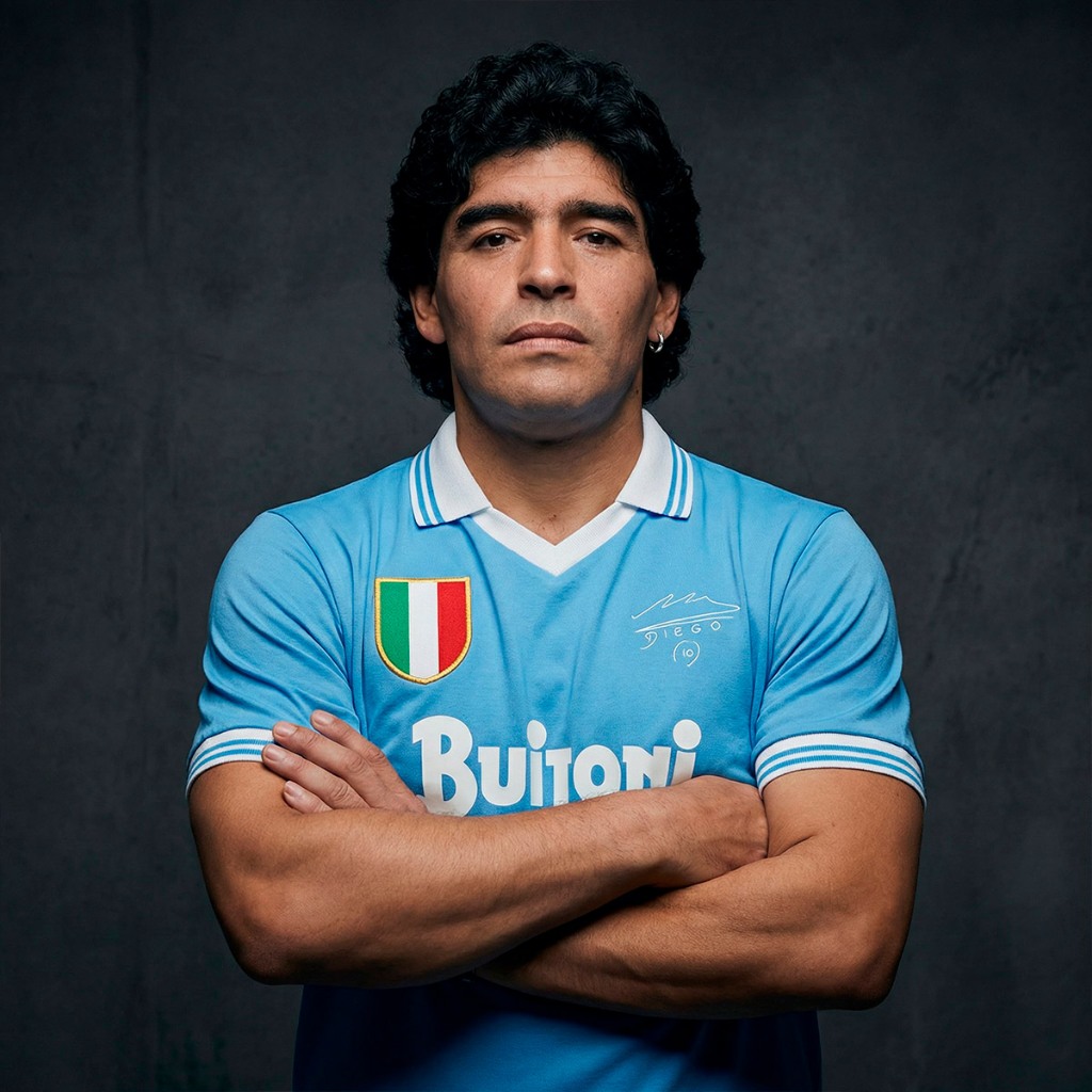 Camisa Napoli 1989-90 Retrô Maradona Masculino Oficial