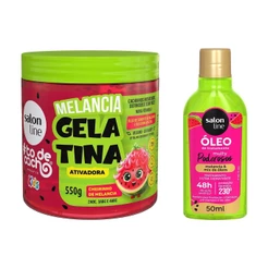 Kit Melancia com Gelatina e Óleo de Tratamento