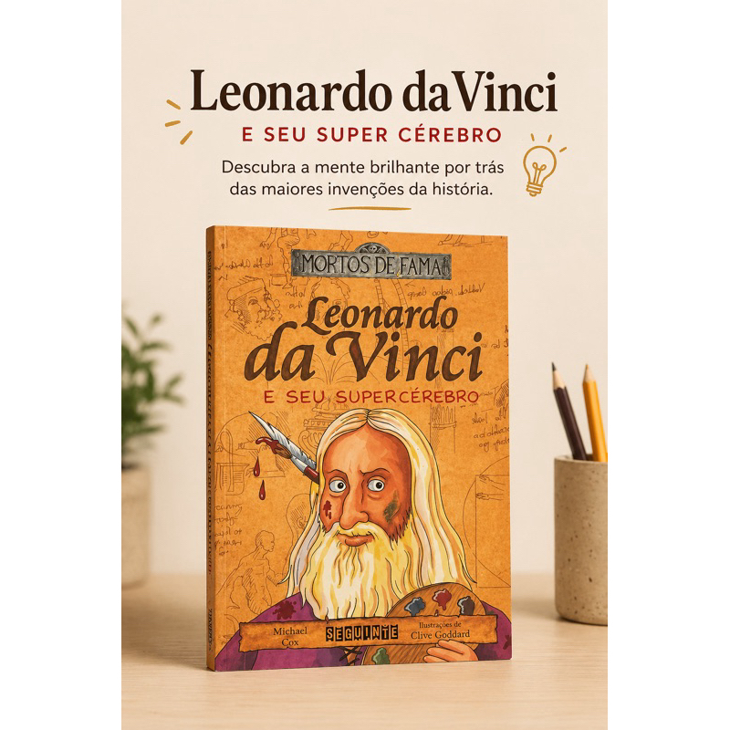 Leonardo da Vinci e Seu Super Cérebro | Livro Infantil Educativo