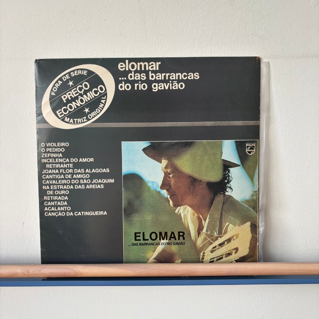 LP Elomar – ... Das Barrancas Do Rio Gavião - Disco de Vinil VG+