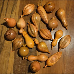 Frutas E Legumes Em Madeira Lisa Encerada Decoração Fruteira Área Gourmet
