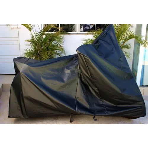 Detalhes do Capa Moto Impermeável Forrada Proteção Sol Chuva UV Anti Risco Universal