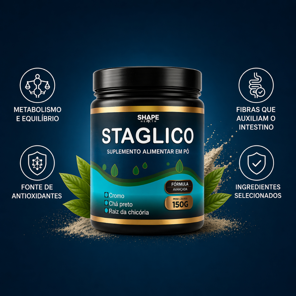 Staglico 150g - Suplemento Em Pó Natural Loja Oficial Sta Glico