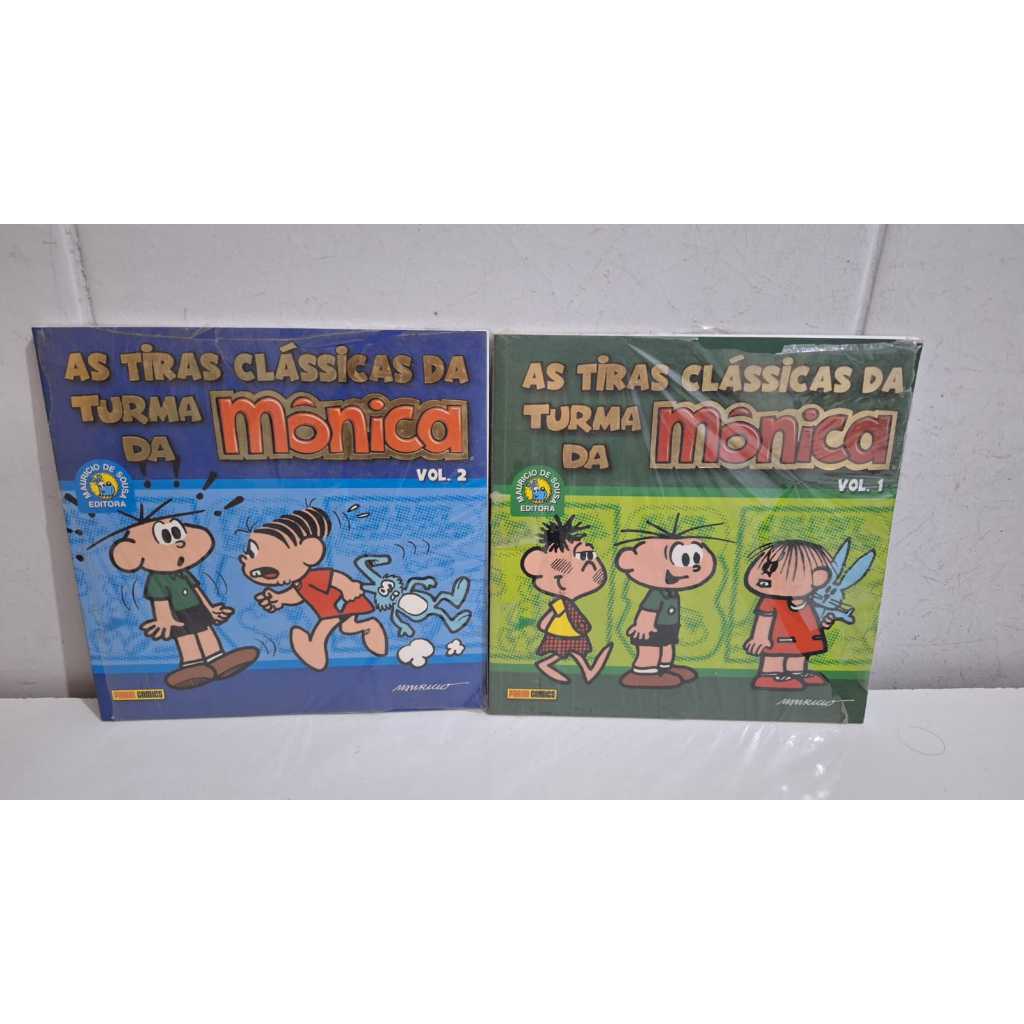 As Tiras Clássicas da Turma da Mônica Panini Comics 2007 Maurício de Sousa Cascão Cebolinha