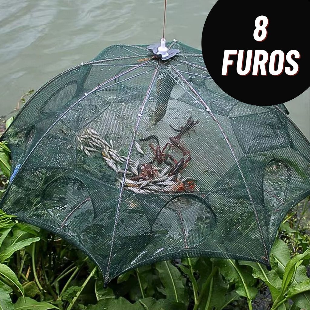 Armadilha Covo Peixe Isca Viva Lambaris Camarões