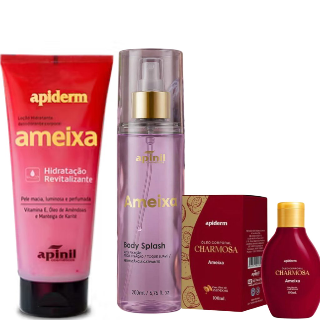 Kit Ameixa - Hidratante corporal + Oléo corporal + Body splash