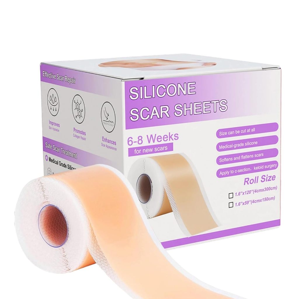 Fita De Silicones Cicatriz Curativo Silicone 2.5cm X 150cm fita de silicone para cicatriz cicatrizante curativos