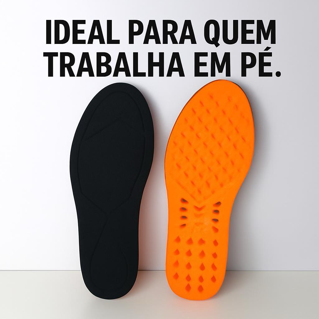 Palmilha Ortopédica Unissex em Gel P.U Anatômica ,Alivia Dores é Confortável ,Macia e Anti-impacto.