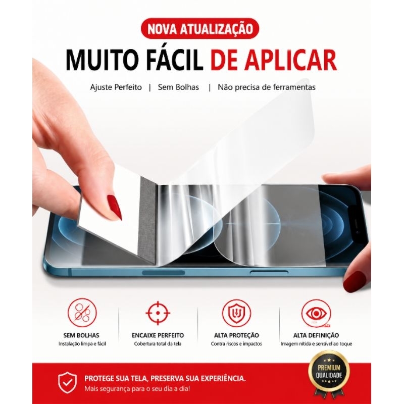 pelicula FRONTAL hydrogel HD/FOSCA para samsung SERIE S/S20/S21/ s22/s23/s24/S25/S26 ultra