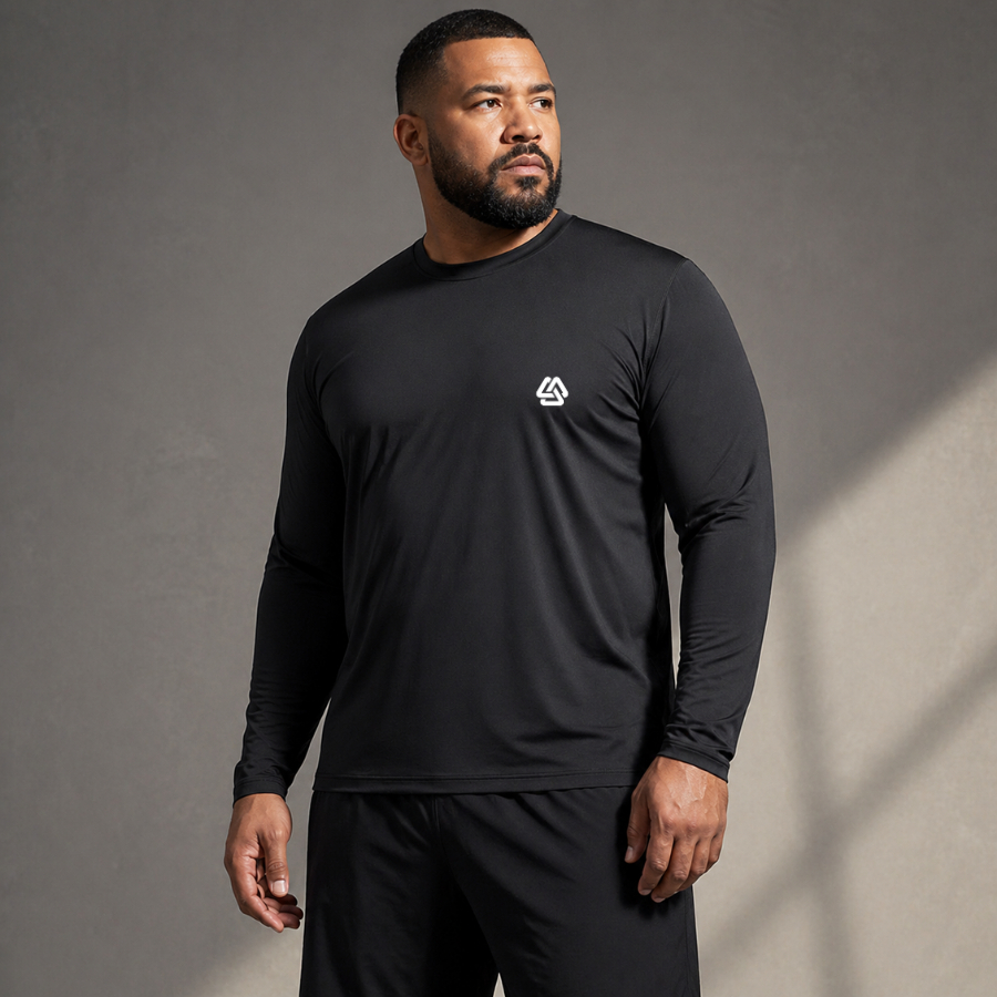 Camisa Térmica UV Masculina Altrix Oficial P ao G4 – Segunda Pele Plus Size Malha Fria