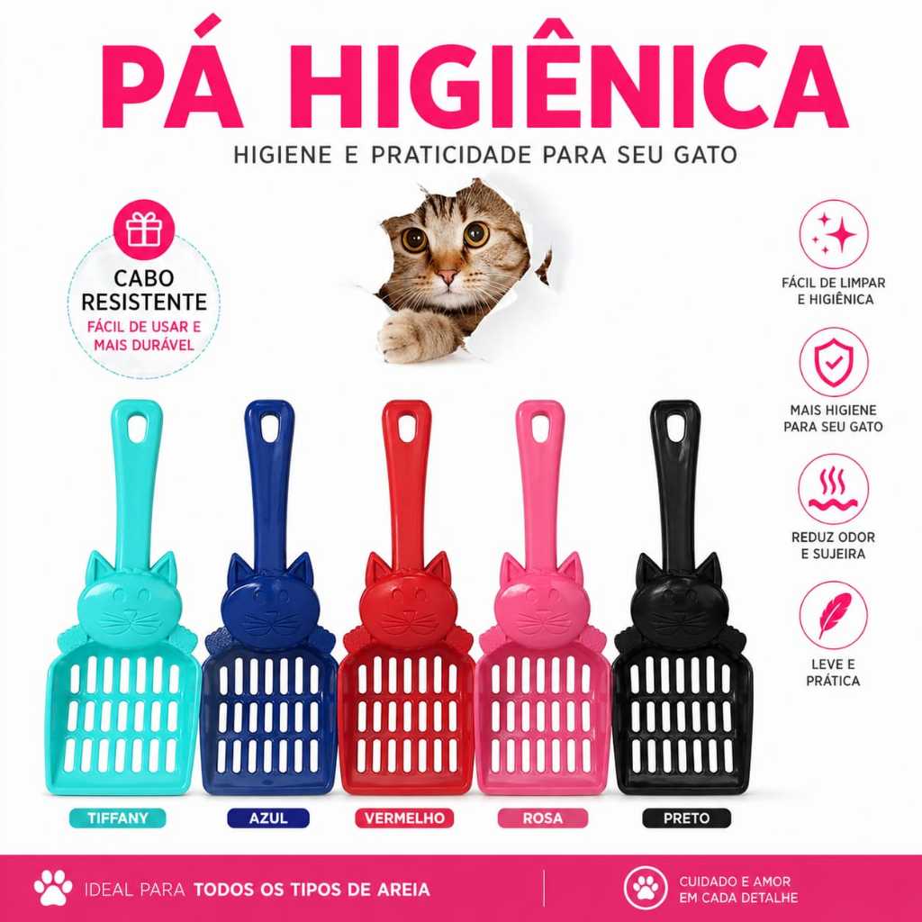 Pá Higienica Para Gatos/ Limpeza