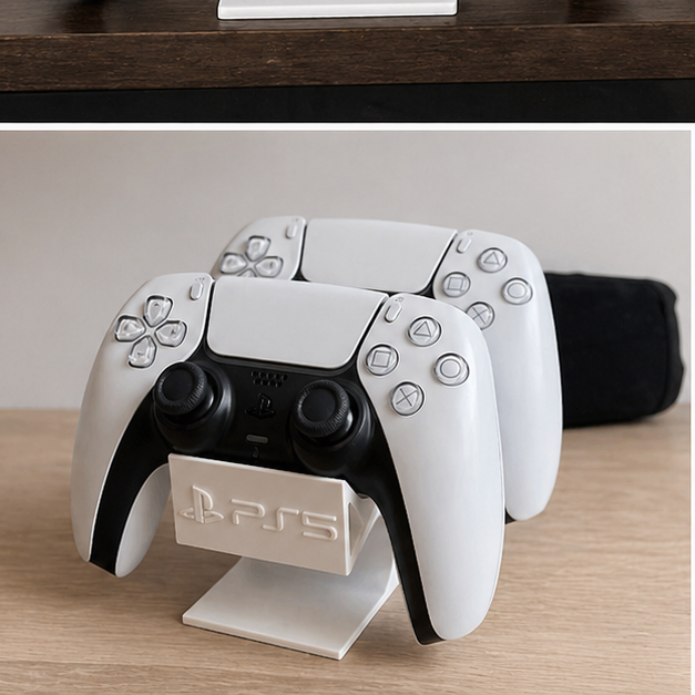 Suporte Controles PS5 PS4 Base Setup Gamer Dualsense Dualshock de Mesa