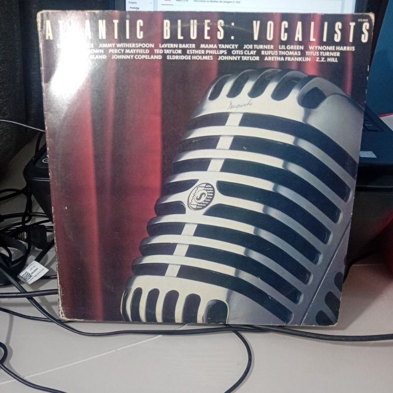 vinil Atlantic Blues :Vocalists vinil duplo raridade usado funcional testado em boas condições raridade