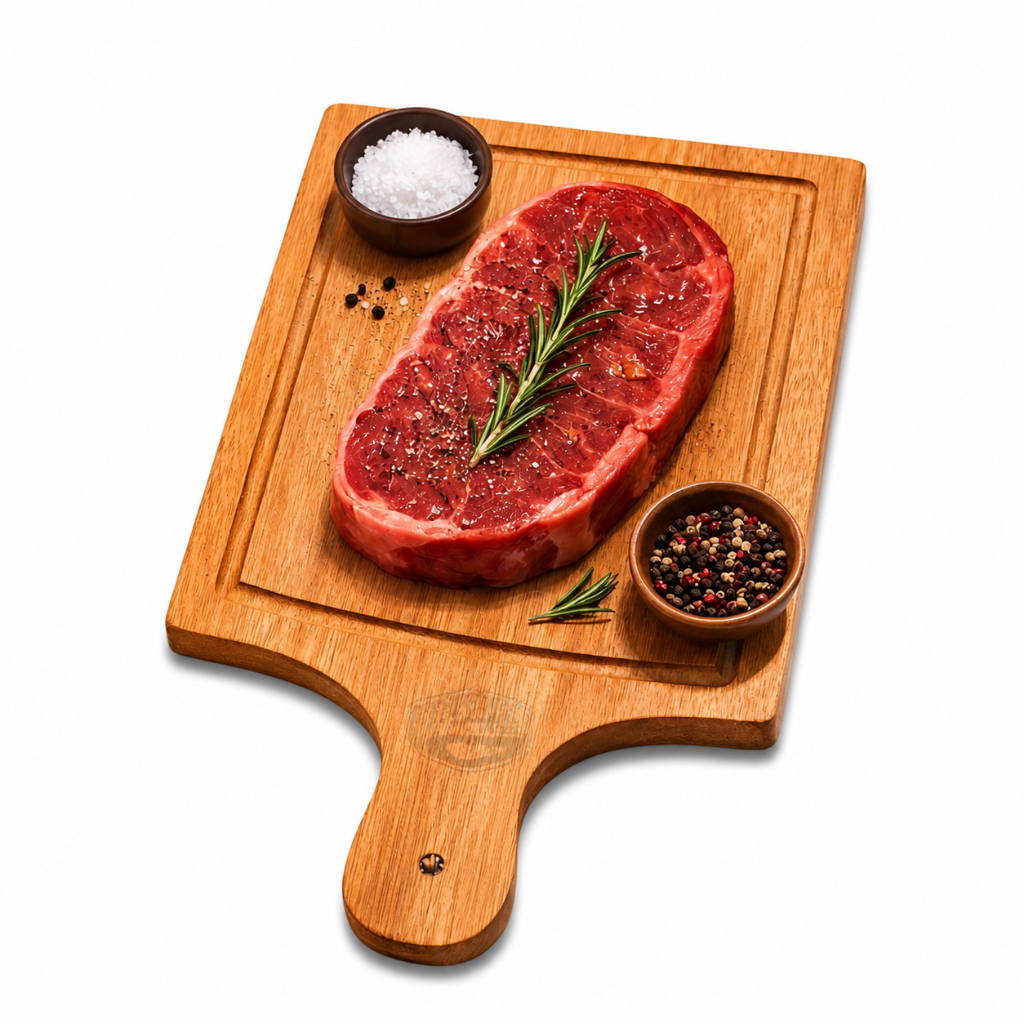 Tábua de Carne Rústica Eucalipto Cabo Esculpido de Corte em Madeira Tábua para Carne Churrasco Cozinha Resistente