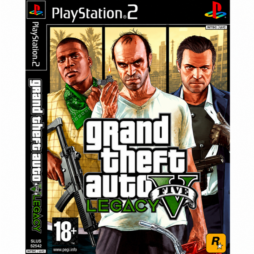GTA V Legacy PS2 Patch Atualizado | Mod Gráfico Realista + Missões + Jogo Completo | Playstation 2