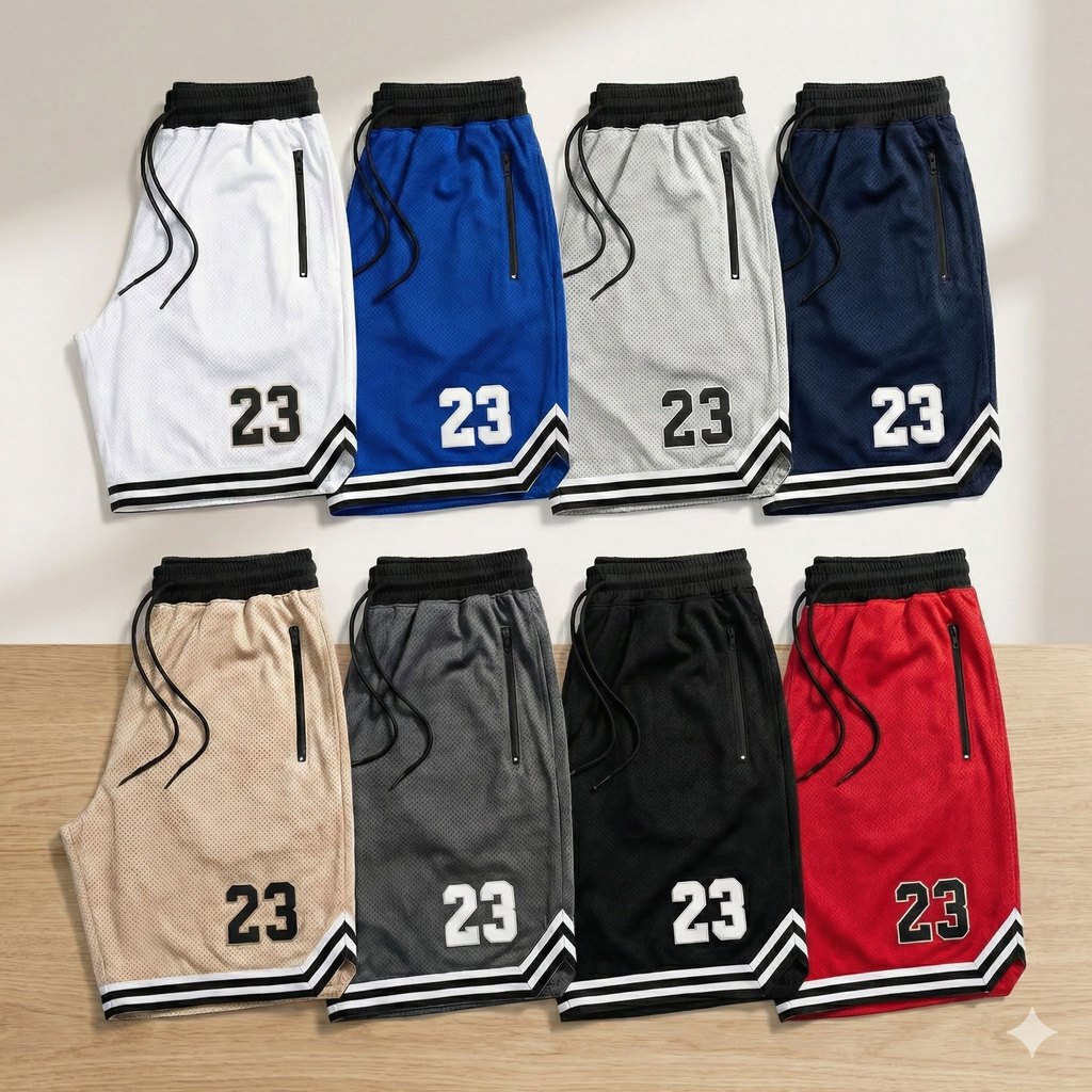 Kit -2 Bermuda Basquete  23 rifit Masculina para Academia – Secagem Rápida