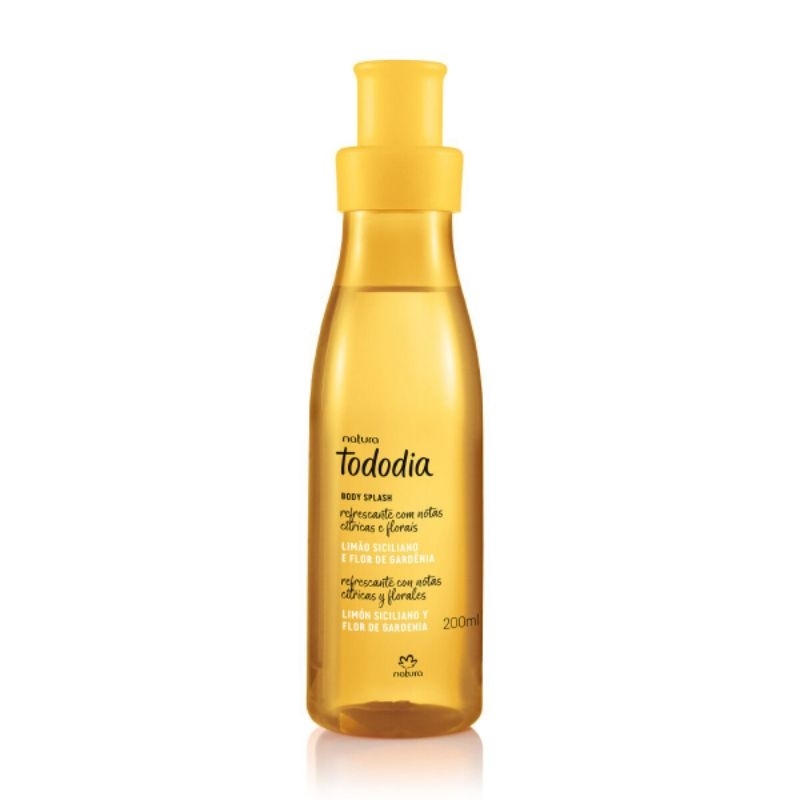 Natura Body Splash Tododia Limão Siciliano e Flor de Gardênia Feminino 200 ml