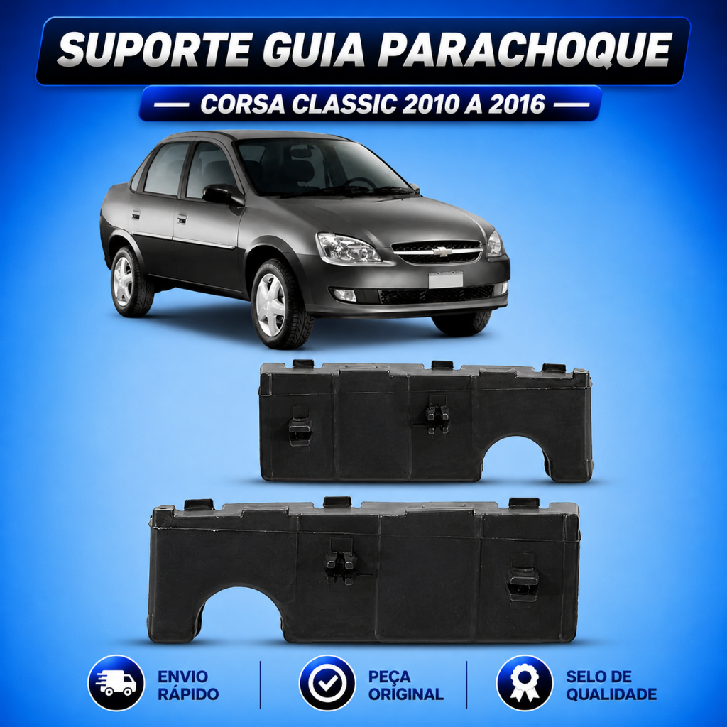 Suporte Guia Parachoque Corsa Classic 2010 A 2016 Dianteiro
