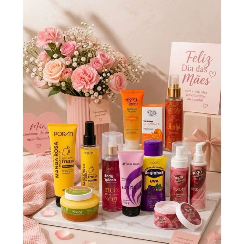 Kit Presente Feminino Variado: Combo de Beleza Completo - Vários Modelos Econômicos monta seu kit o melhor  preço 🎁