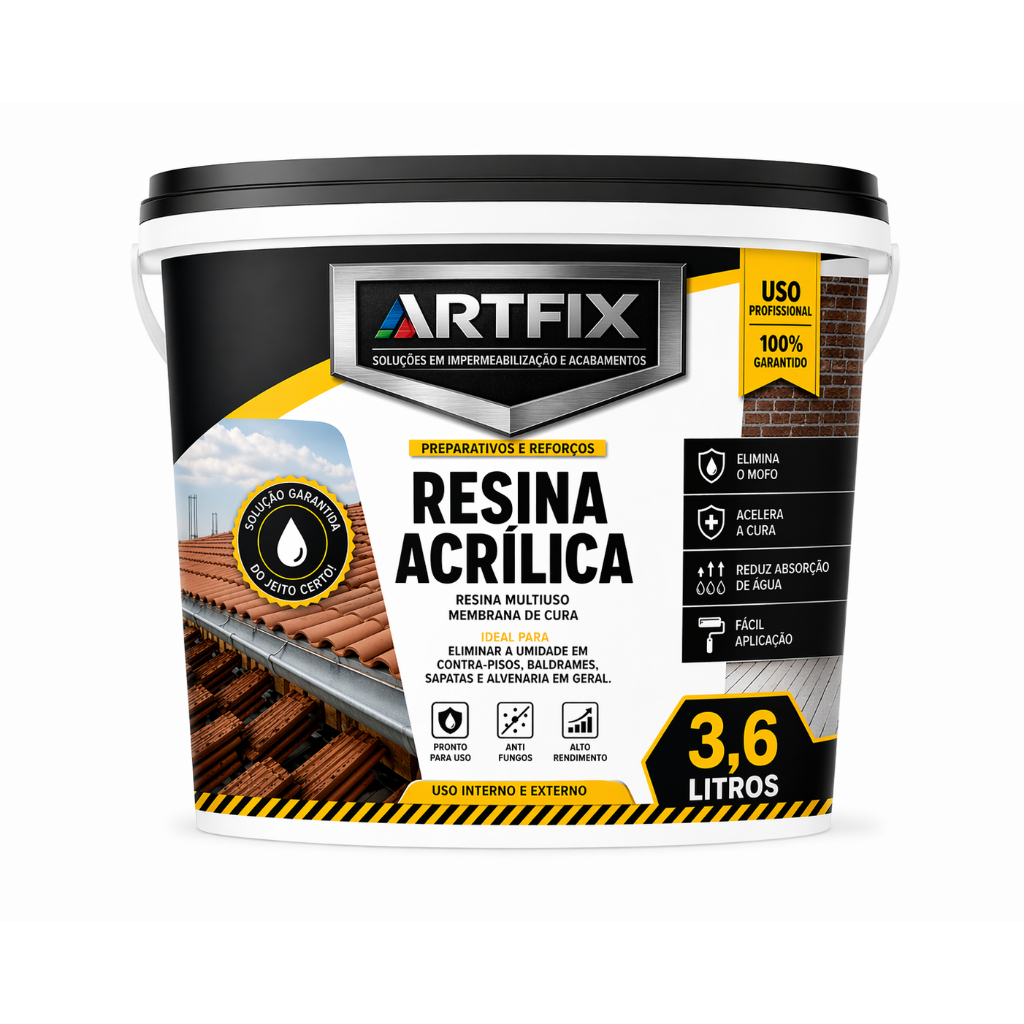 Resina 3.6L Selador Para Construção