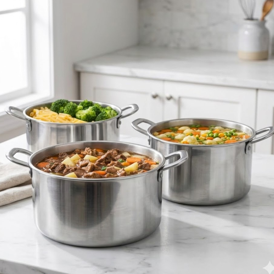 conjunto de panelas alumínio grande, KIT FEIJOADA FIM DE SEMANA ,  3 PANELAS FEIJOADA, SOPA E CALDOS