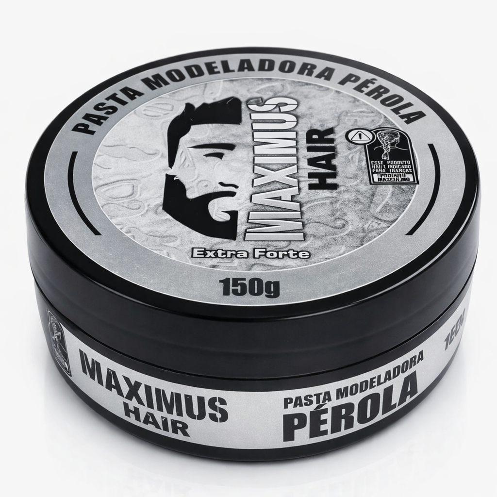 Kit 3 Pomadas Pérola Maximus Hair Finalização de Luxo