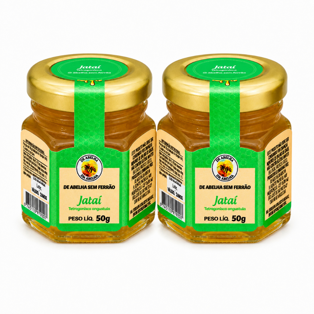 Mel Jataí 50g Ouro Líquido 2un De Abelha Em Abelha