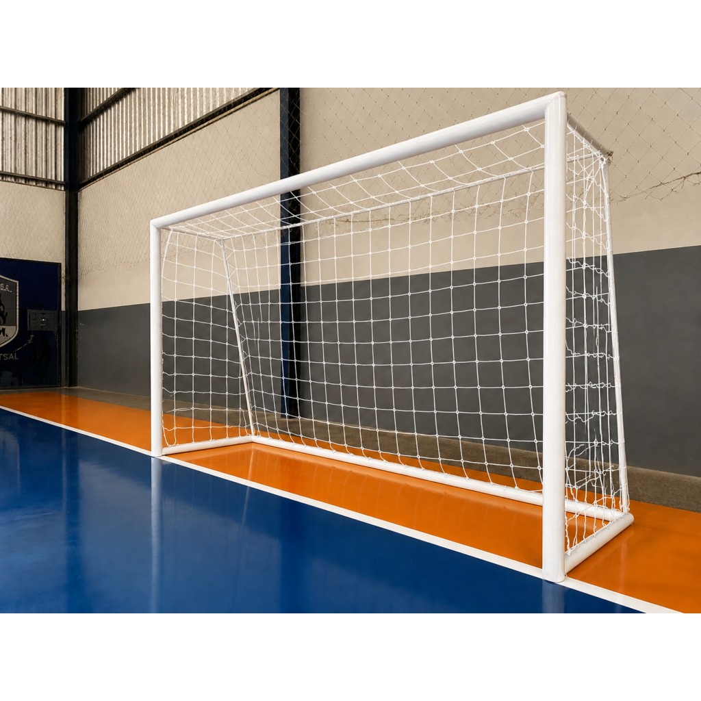 Par de rede para Futsal, Salão e Handebol - Véu e noiva fio 2mm fio torcido de nylon