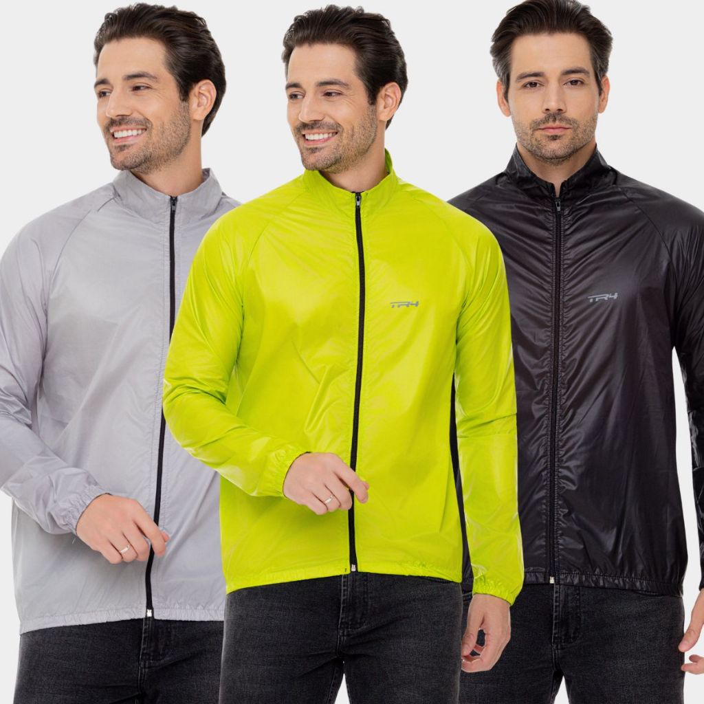 Jaqueta Corta Vento Casaco Ciclista Masculino/Unissex Impermeável à Prova d'água Uv50 Mtb