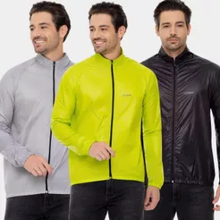 Jaqueta Corta Vento Casaco Ciclista Masculino/Unissex Impermeável à Prova d'água Uv50 Mtb