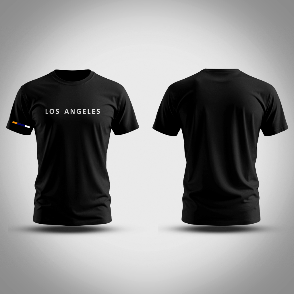Camiseta Masculina Casual Estampada Los Angeles Califórnia Lançamento 100% Algodão Envio Imediato