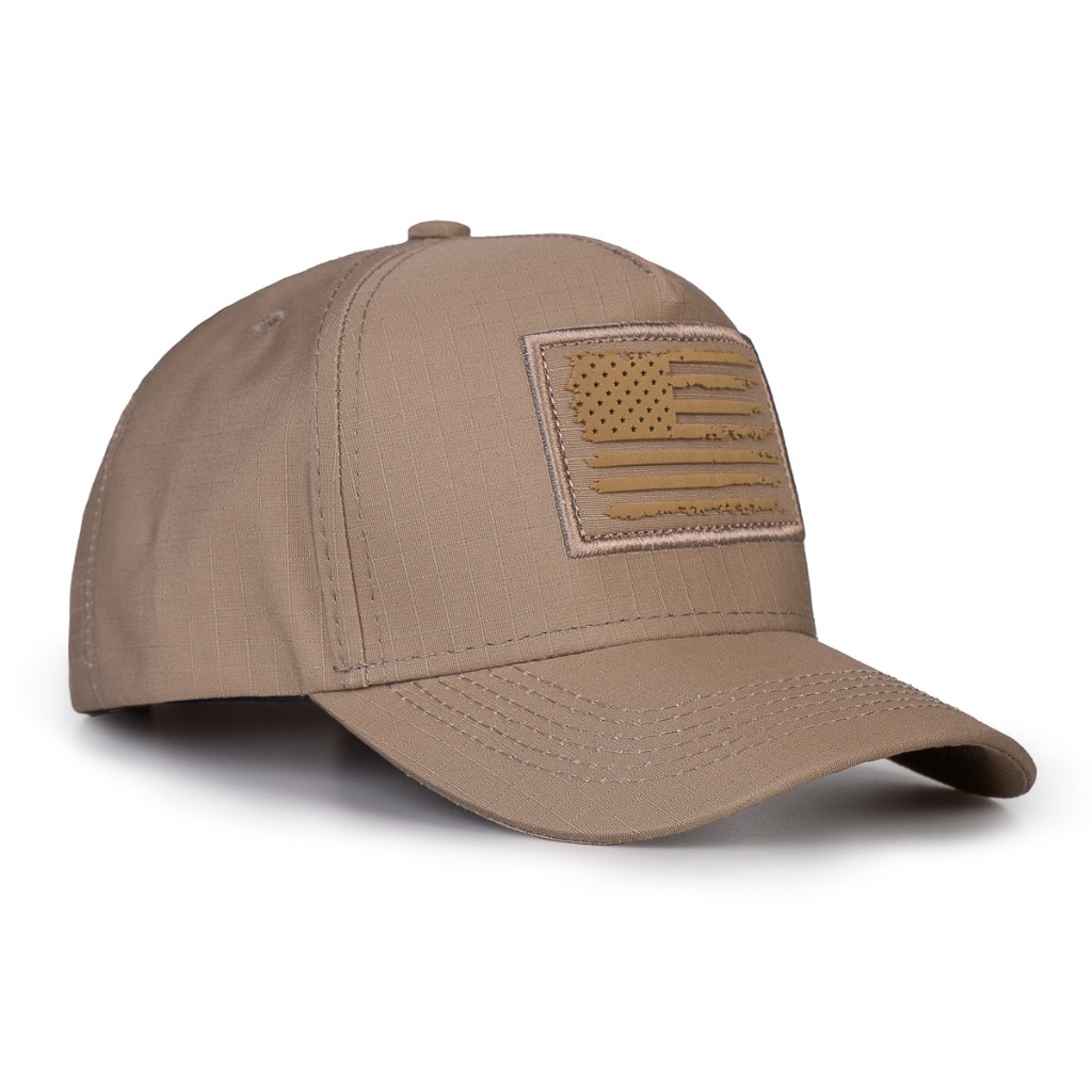 Boné Military Bege MVCK Estilo Militar Alta Qualidade